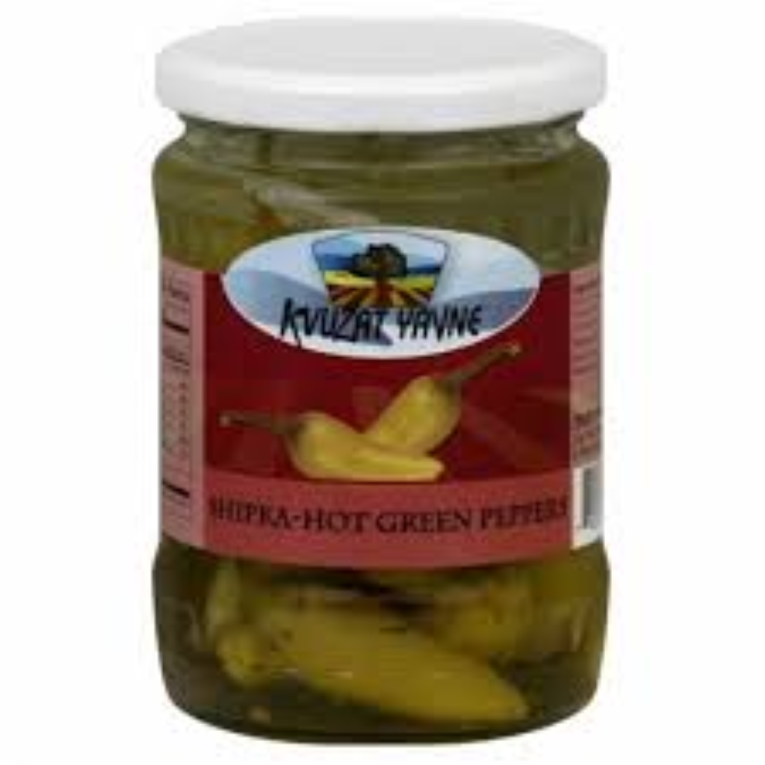 KVUZAT YAVNE PICKLED SHIPKA HOT GREEN PEPPER 540G
